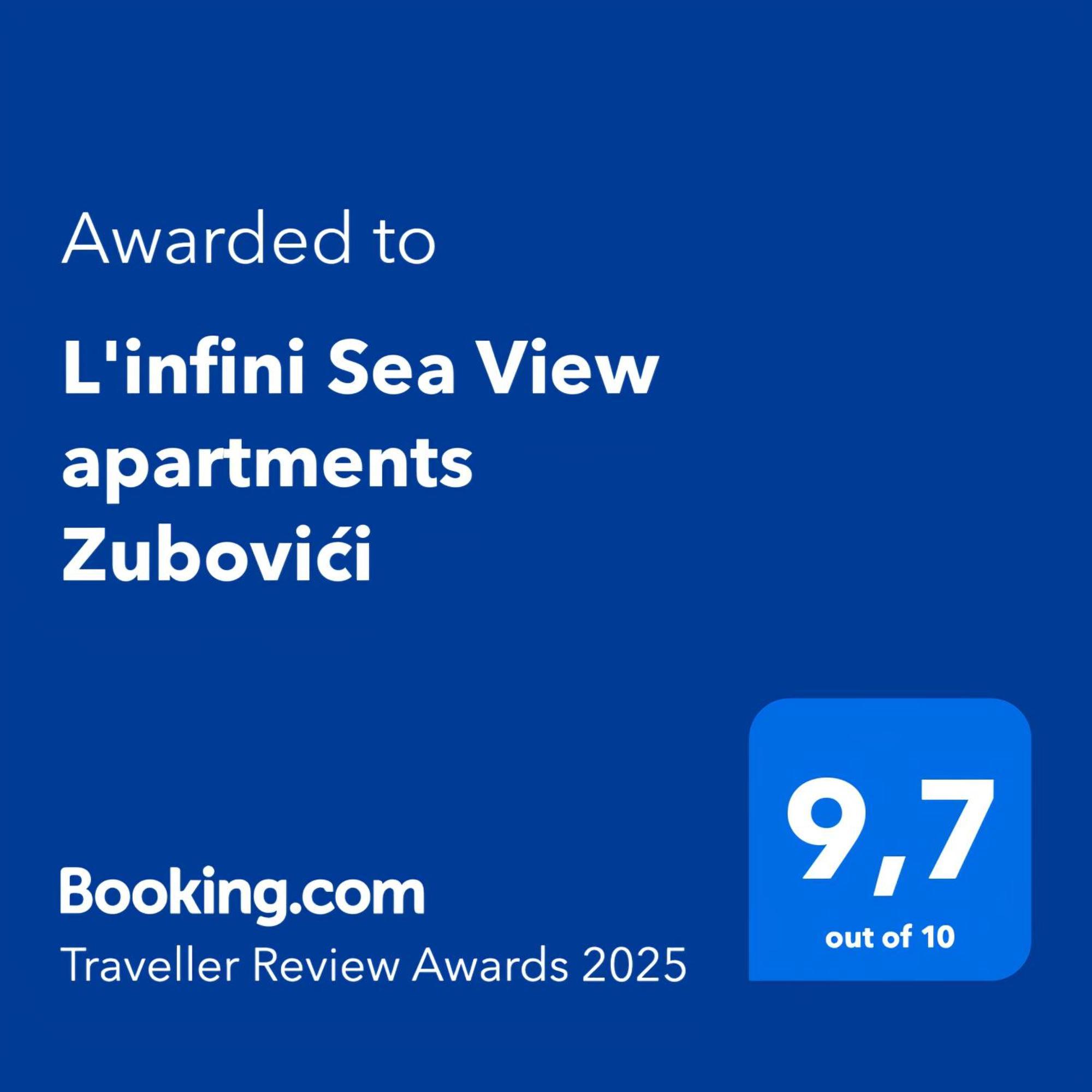 L'infini Sea View Apartman Zubovici